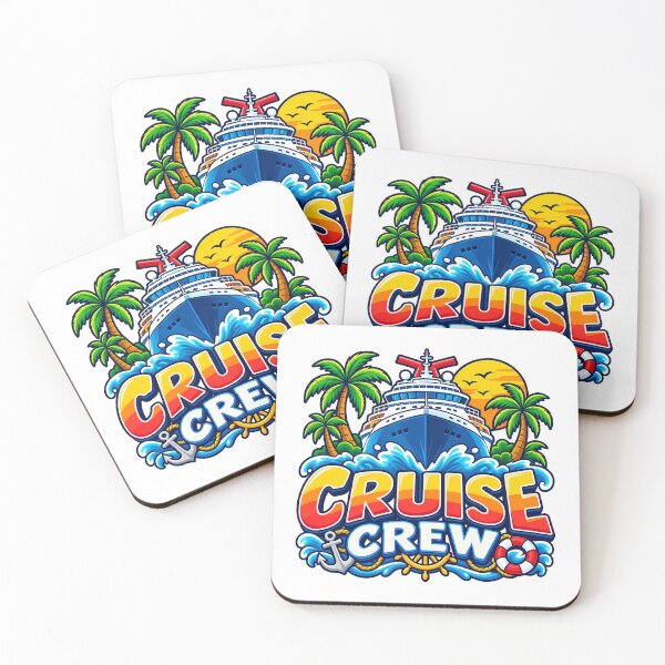 Item preview, Cruise Crew Ship Vacation Summer Tropical Ocean Travel Family Squad designed and sold by Photo-Sphere101.