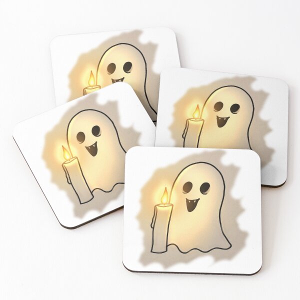 Item preview, The Glowing Friendly Ghost | Cute Ghost with candle designed and sold by Sakshiartwork.