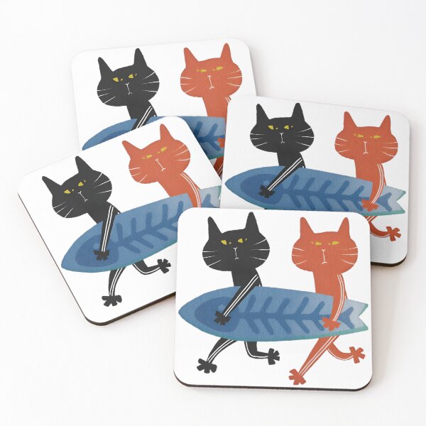 Item preview, Sports Cats: Surfing designed and sold by legmmagnolia.