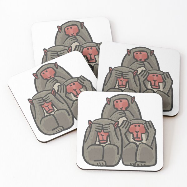 Item preview, Three wise monkeys designed and sold by legmmagnolia.