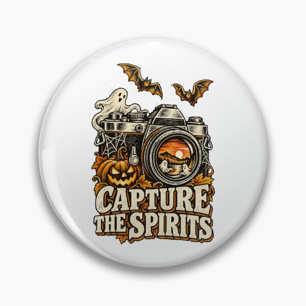 Item preview, Capture the Spirits – Ghost Camera Halloween Design designed and sold by Carved Exposure.