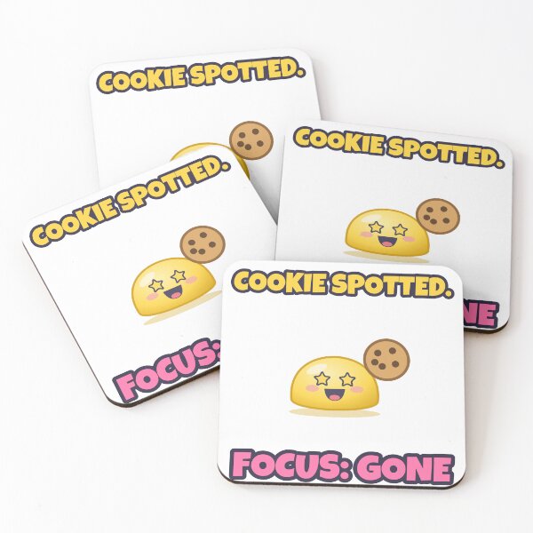Item preview, Cookie Spotted Focus Gone Starstruck Blob designed and sold by byungmatlab.