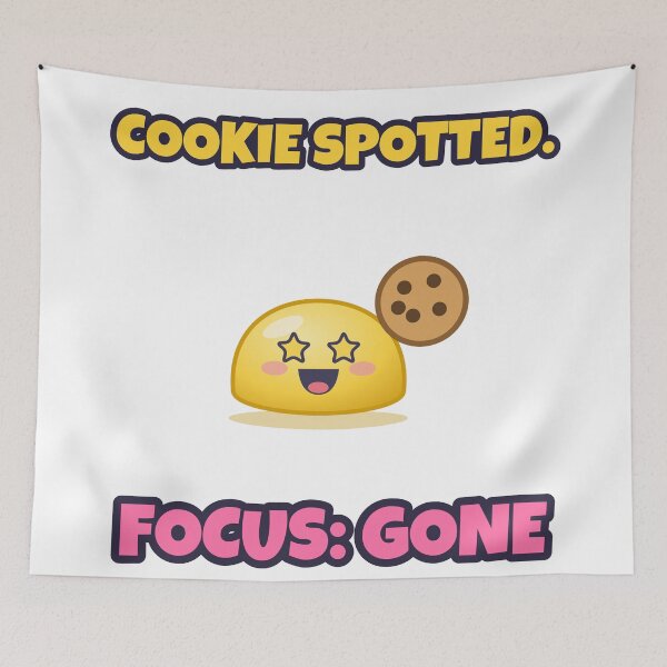 Item preview, Cookie Spotted Focus Gone Starstruck Blob designed and sold by byungmatlab.