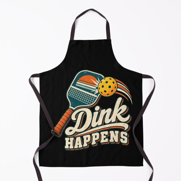 Item preview, Dink Happens Funny Pickleball Player Paddle And Ball Retro designed and sold by Photo-Sphere101.