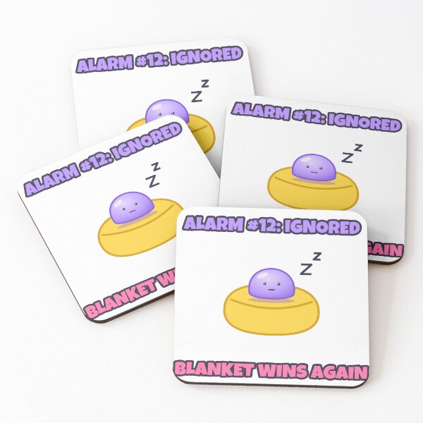 Item preview, Alarm 12 Ignored Blanket Wins Sleepy Blob designed and sold by byungmatlab.