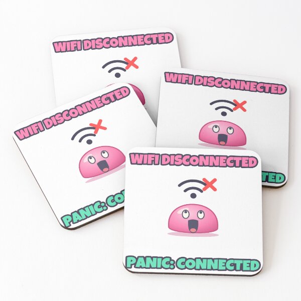 Item preview, Wifi Disconnected Panic Connected Blob designed and sold by byungmatlab.