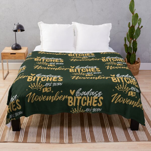 Item preview, Badass Bitches Are Born In November Birthdays Oversized T-Shirt designed and sold by NtcApparelCo.