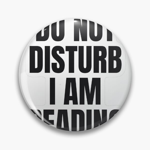 Item preview, Do Not Disturb I Am Reading Funny Sticker designed and sold by kilat42.