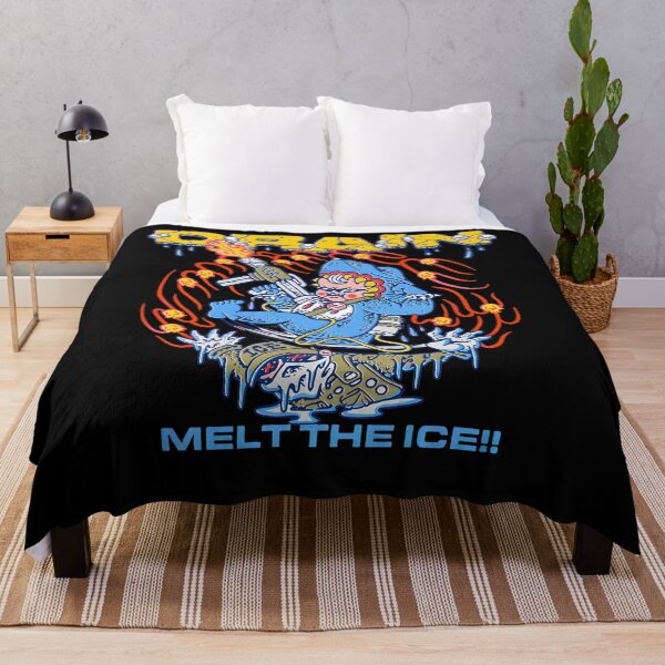 Item preview, DRAIN MELT THE ICE Shark Flamethrower Skull designed and sold by scholinjamfimb.