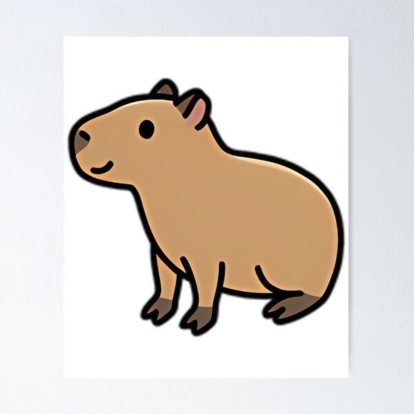 Item preview, Capybara designed and sold by mock-pazlia.
