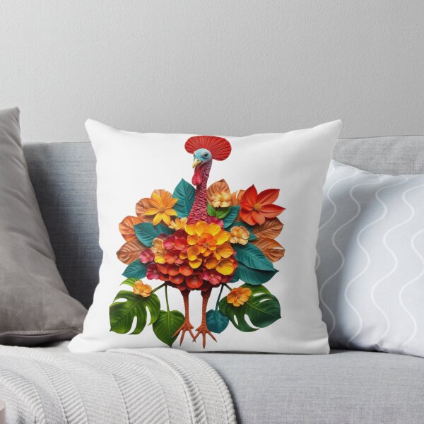 Item preview, Vibrant Floral Turkey Flat Lay Artwork designed and sold by LavIsInTheAir.