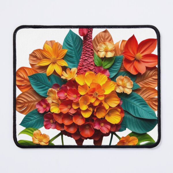 Item preview, Vibrant Floral Turkey Flat Lay Artwork designed and sold by LavIsInTheAir.