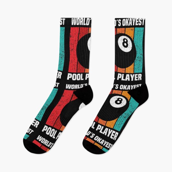 Item preview, World's Okayest Pool Player – Vintage Retro 8 Ball Billiards designed and sold by Dmetalx Art Apparel.