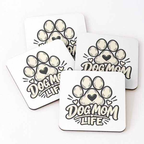 Item preview, Dog Mom Life Cute Paw Print Heart Pet Lover designed and sold by Photo-Sphere101.