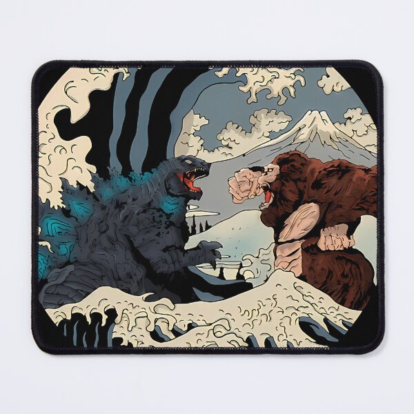 Item preview, Epic Clash Of Titans Gojira Vs. Monke Fanart designed and sold by BrownPfeffer.