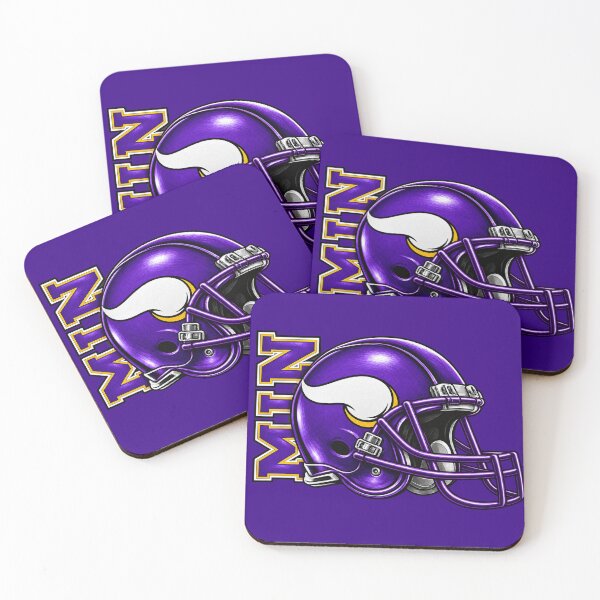 Item preview, Minnesota Vikings NFL Logo Helmet Drawing Design designed and sold by Graphix Nation.
