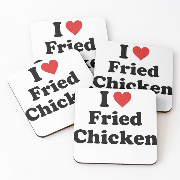 Item preview, I Love Fried Chicken Funny Food Lover designed and sold by haitrieuic96.