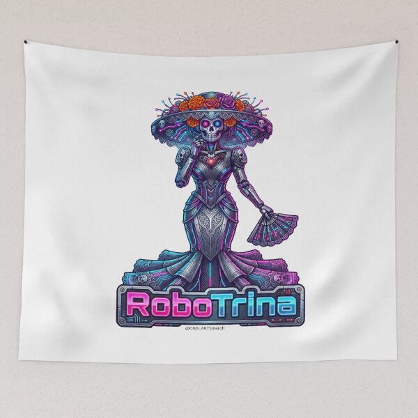 Item preview, Cyberpunk Catrina Day of the Dead designed and sold by obalartsMerch.