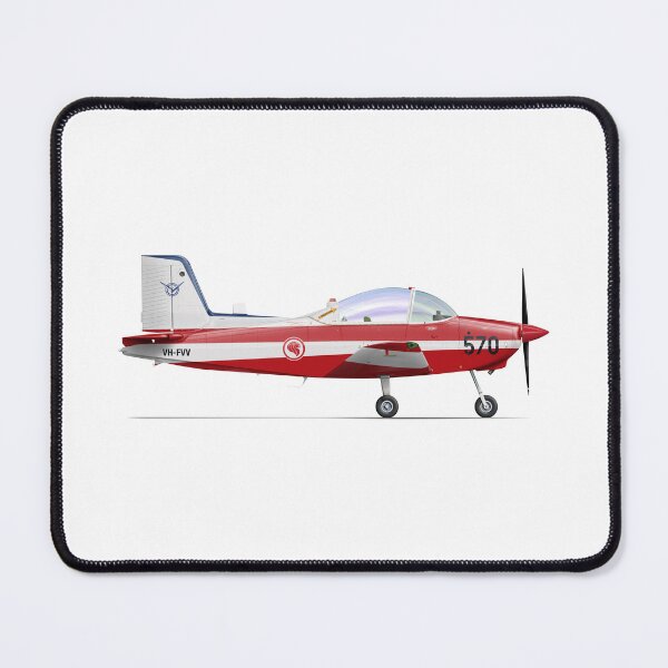 Item preview, AESL AIRTOURER T6 VH-FVV 2025 designed and sold by Grubby Fingers Aircraft Illustration.