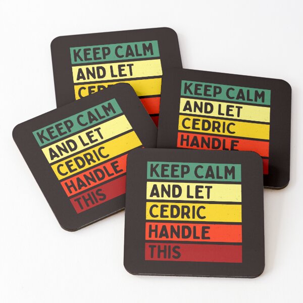Item preview, Keep Calm And Let Cedric Handle This Vintage Name designed and sold by HieuarsaWorks.