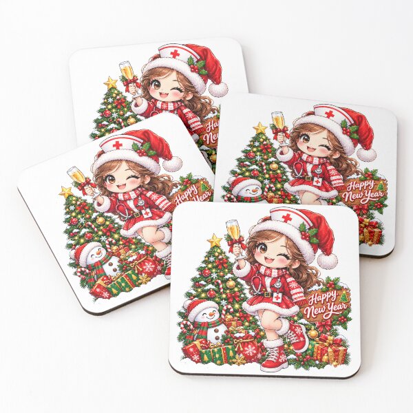 Item preview, Cute christmas Girl nurse Funny Nurse Life designed and sold by QuiteOrbit.