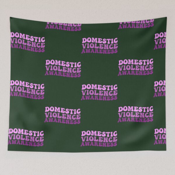 Item preview, Retro Domestic Violence Awareness Purple Ribbon In October Classic T-Shirt designed and sold by BoomerAndCo.