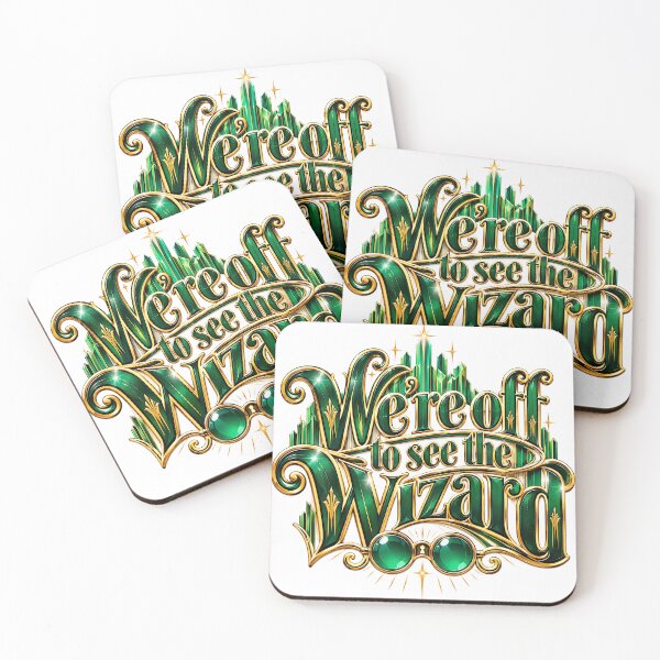Item preview, The Wizard of OZ the Musical - WE'RE OFF TO SEE THE WIZARD designed and sold by Lyric Vault - Rock on.