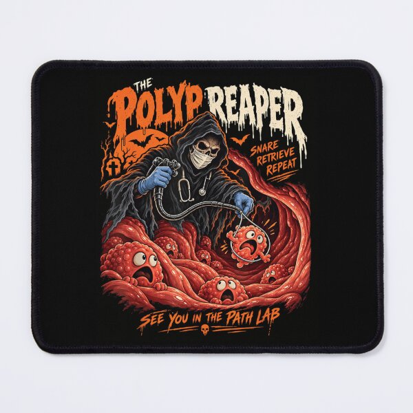 Item preview, The Polyp Reaper Funny Colonoscopy Endoscopy Halloween designed and sold by Creative Spark.