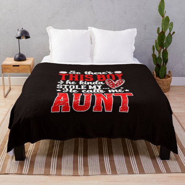 Item preview, So Theres This Boy He Calls Me Aunt Baseball Game Day designed and sold by HieuarsaWorks.