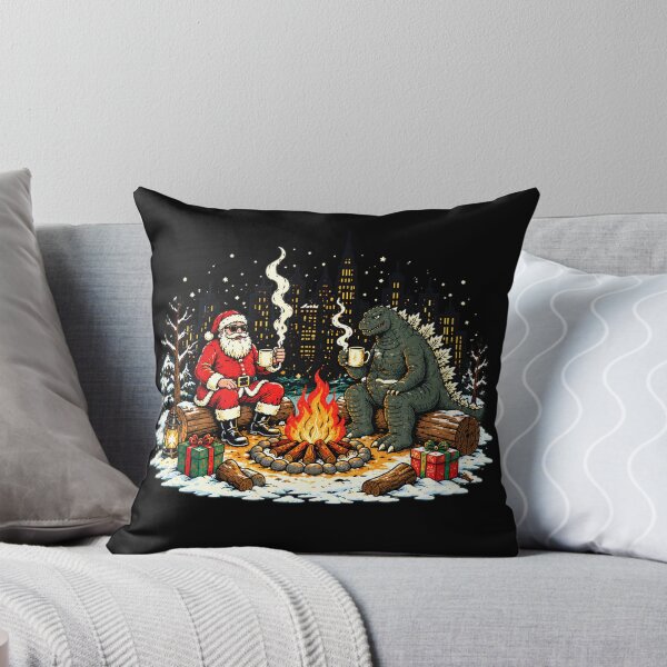 Item preview, Godzilla santa christmas designed and sold by JaquelineLang.