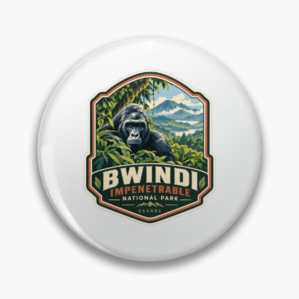 Item preview, Bwindi Impenetrable National Park Uganda Gorilla Wildlife Travel Souvenir designed and sold by ManilStuck237.