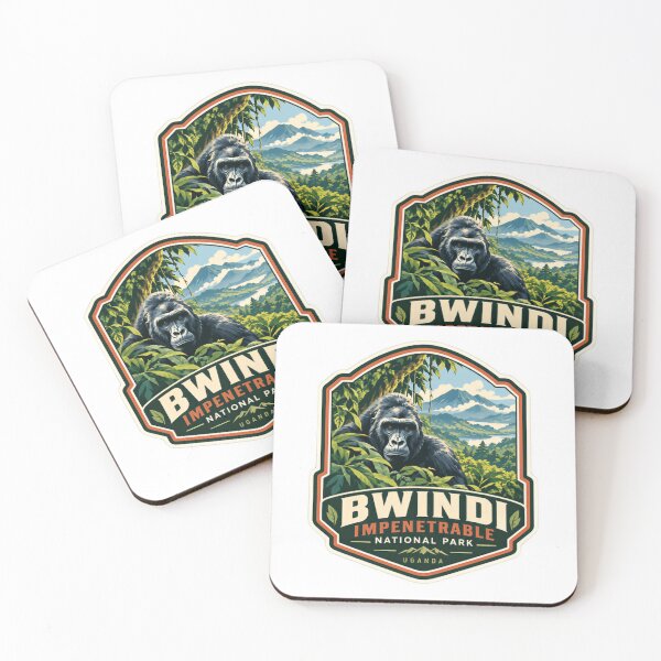 Item preview, Bwindi Impenetrable National Park Uganda Gorilla Wildlife Travel Souvenir designed and sold by ManilStuck237.
