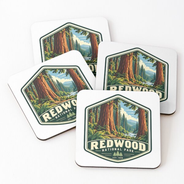 Item preview, Redwood National Park Est. 1968 California National Park Travel Souvenir designed and sold by ManilStuck237.
