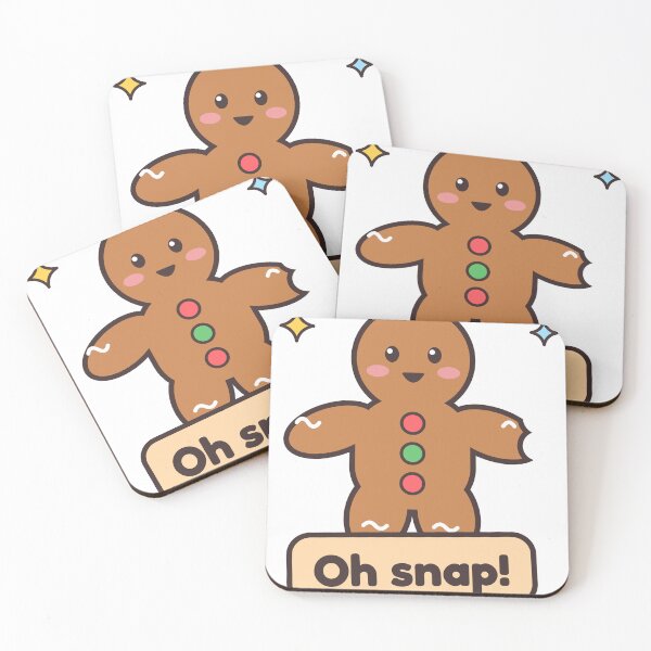 Item preview, Oh Snap Funny Gingerbread Man designed and sold by OddlyCuteShop.