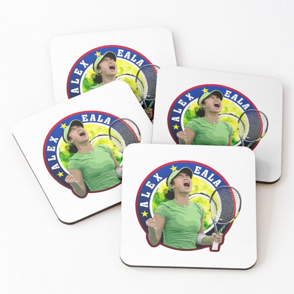 Item preview, Alex Eala Tennis Portrait Artwork With Racket And Celebration Design designed and sold by fenton-domitila.
