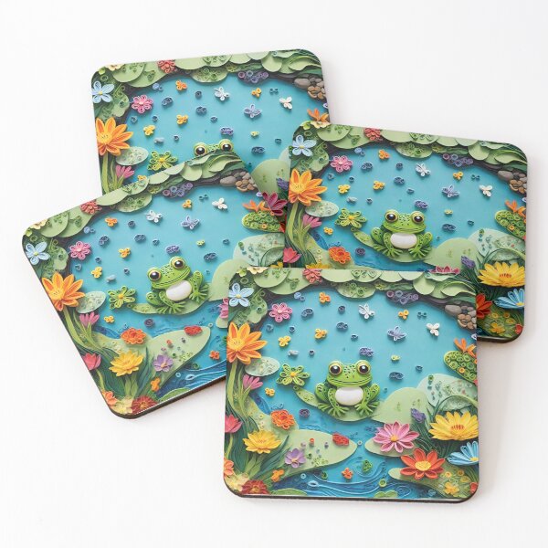 Item preview, The Little Frog's Flower Garden designed and sold by tambanow.