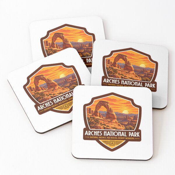 Item preview, Arches National Park Natural Arches Red Rocks Desert Wonders Utah Travel Hiking Souvenir designed and sold by kristyparkStar3.