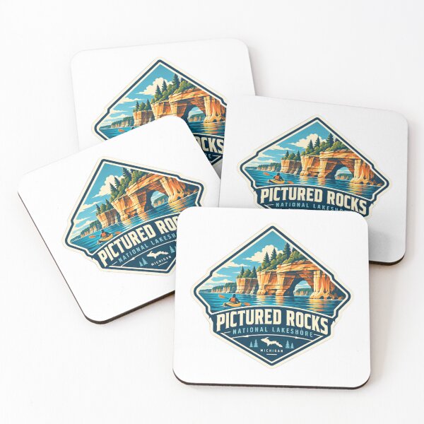 Item preview, Pictured Rocks National Lakeshore Michigan Visitor Souvenir Travel Outdoors designed and sold by kristyparkStar3.