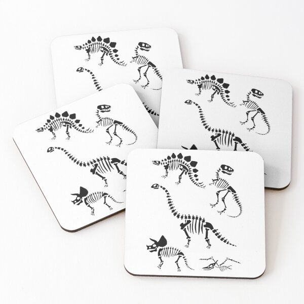 Item preview, Dinosaur Fossils In Black All Over Print designed and sold by mock-pazlia.