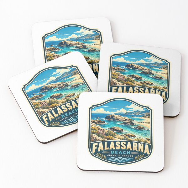 Item preview, Falassarna Beach Crete Greece Travel Souvenir designed and sold by ManilStuck237.