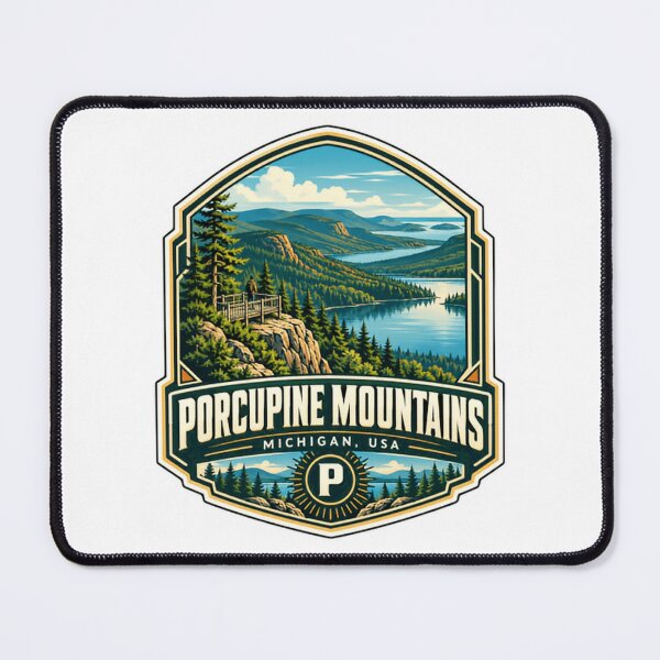 Item preview, Porcupine Mountains Michigan USA State Park Hiker designed and sold by ManilStuck237.