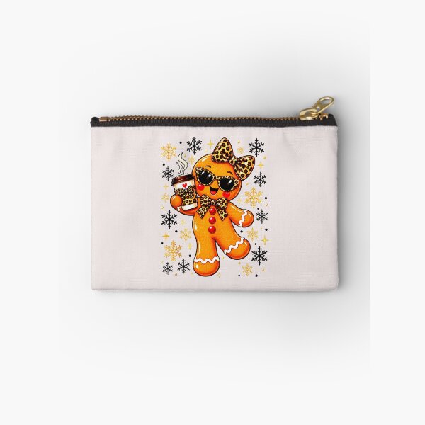 Item preview, Cute Gingerbread Girl Leopard Bow Coffee Coquette Christmas designed and sold by HieuarsaWorks.