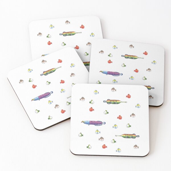 Item preview, Fishing Wii Sports Fish Species - Seamless Pattern designed and sold by mock-pazlia.