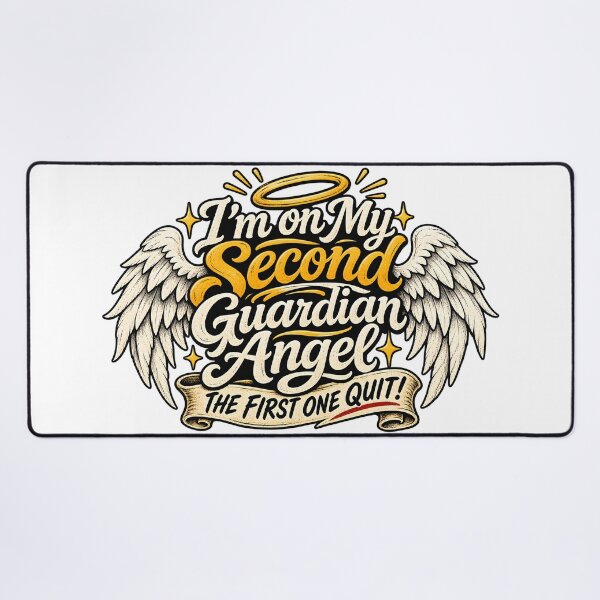 Item preview, I’m on My Second Guardian Angel designed and sold by TOMSZE.