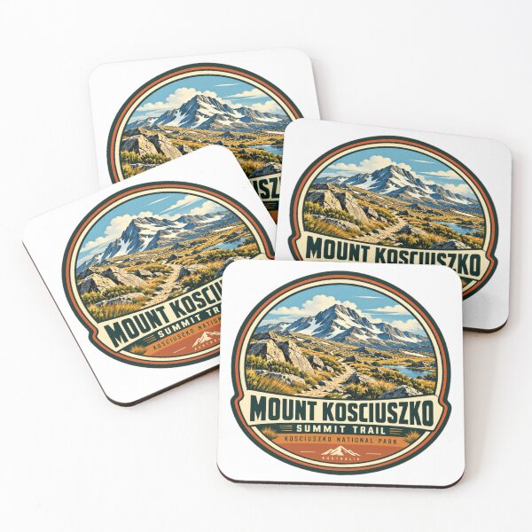 Item preview, Mount Kosciuszko Summit Trail Kosciuszko National Park Australia Hiking Travel designed and sold by NightGlyph.