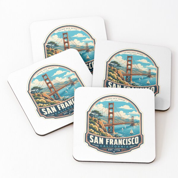 Item preview, Golden Gate Bridge Bay Area San Francisco California Est. 1776 Travel Souvenir Landmark designed and sold by kristyparkStar3.