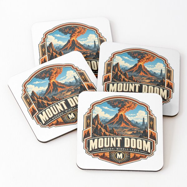 Item preview, Mount Doom Mordor Middle-Earth Lord Of The Rings Fantasy Fan designed and sold by ManilStuck237.