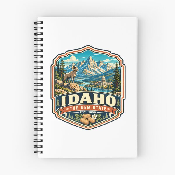 Item preview, Idaho The Gem State Est. 1890 Idahoan State Pride Travel Souvenir designed and sold by NeedForParks.
