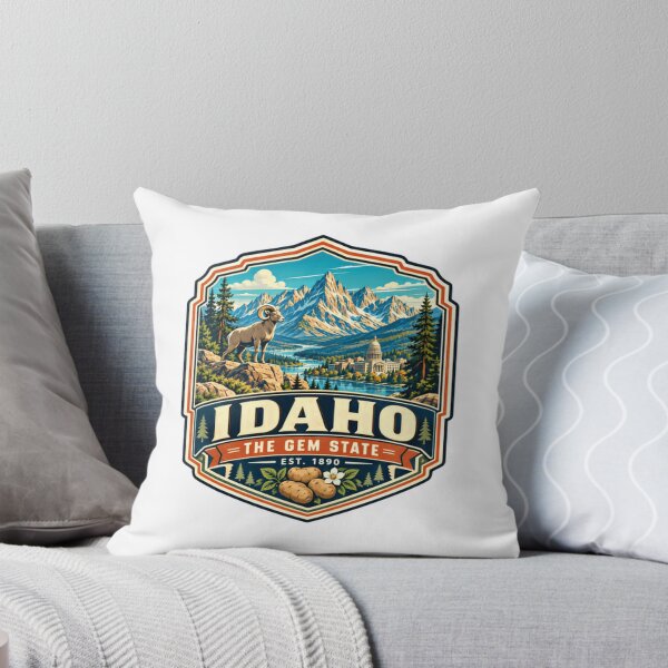 Item preview, Idaho The Gem State Est. 1890 Idahoan State Pride Travel Souvenir designed and sold by NeedForParks.