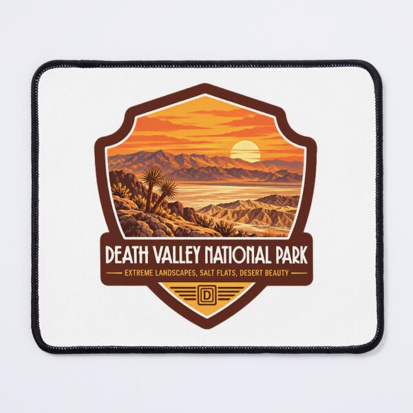 Item preview, Death Valley National Park Extreme Landscapes Salt Flats Desert Beauty Travel Souvenir designed and sold by NightGlyph.